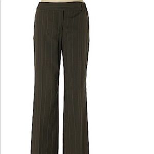 Loft brown with pink pin stripe dress pants